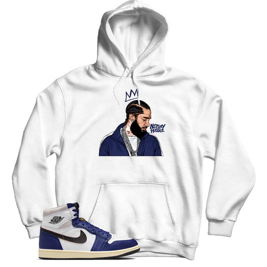 Jordan 1 Rare Air Deep Royal Blue hoodie