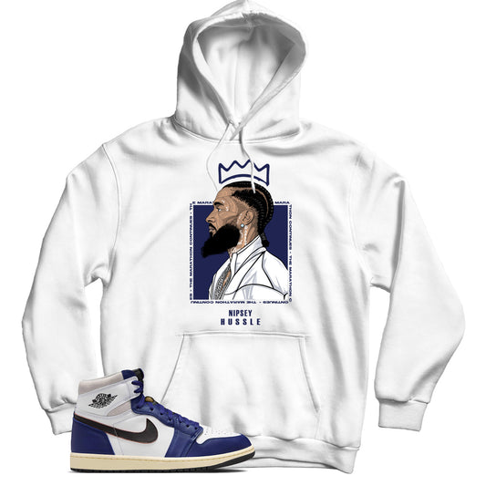 Jordan 1 Rare Air Deep Royal Blue hoodie
