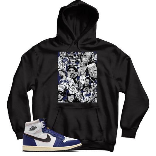 Jordan 1 Rare Air Deep Royal Blue hoodie