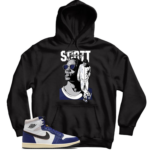 Jordan 1 Rare Air Deep Royal Blue hoodie