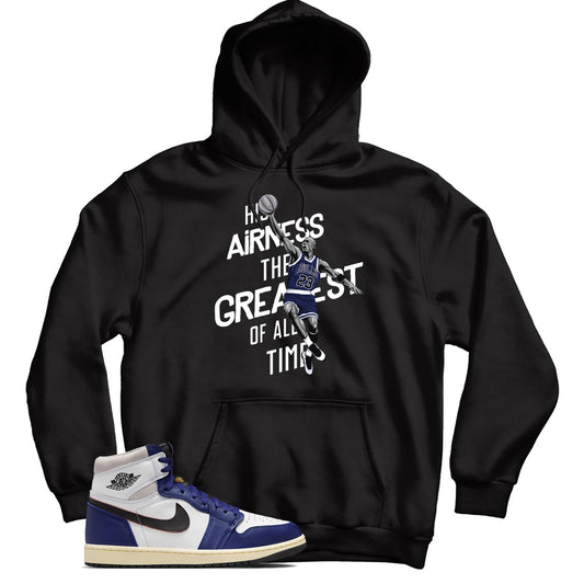 Jordan 1 Rare Air Deep Royal Blue hoodie