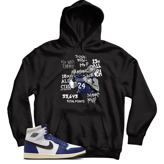 Jordan 1 Rare Air Deep Royal Blue hoodie