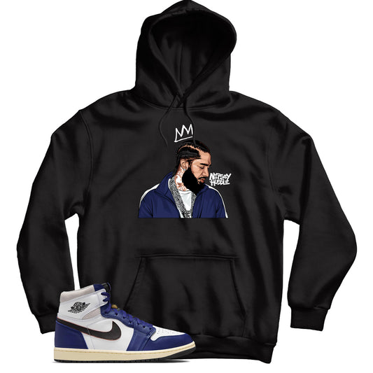 Jordan 1 Rare Air Deep Royal Blue hoodie