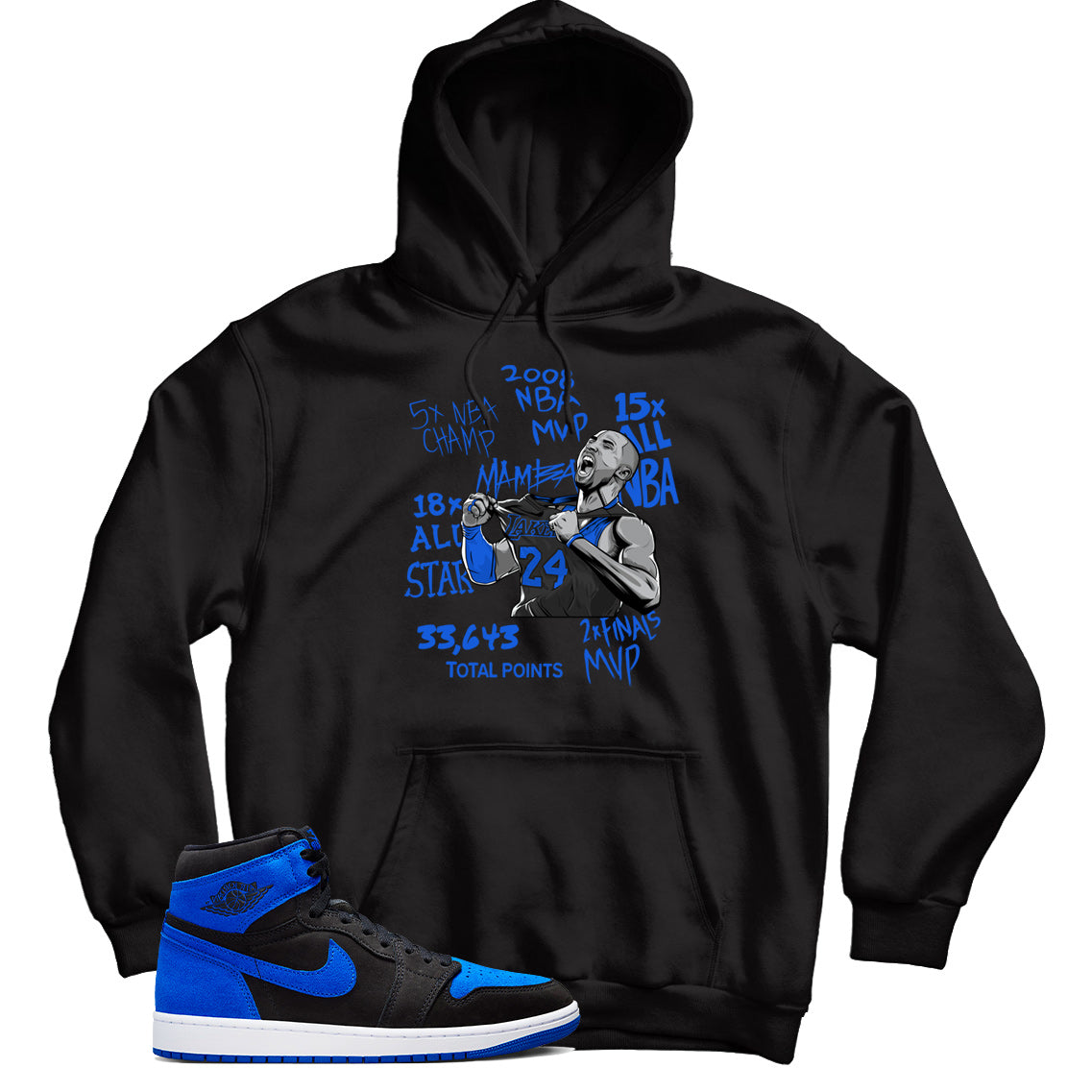 Hoodie Match Jordan 1 Reimagined Royal