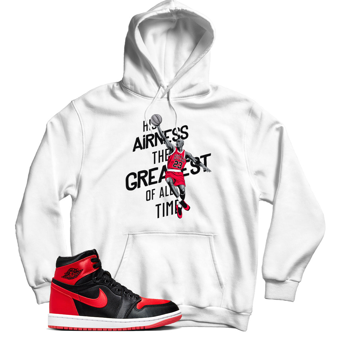 Hoodie Match Jordan 1 Satin Bred