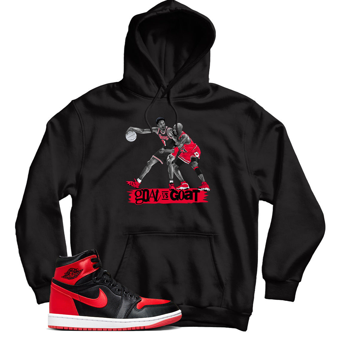 Jordan 1 Satin Bred hoodie