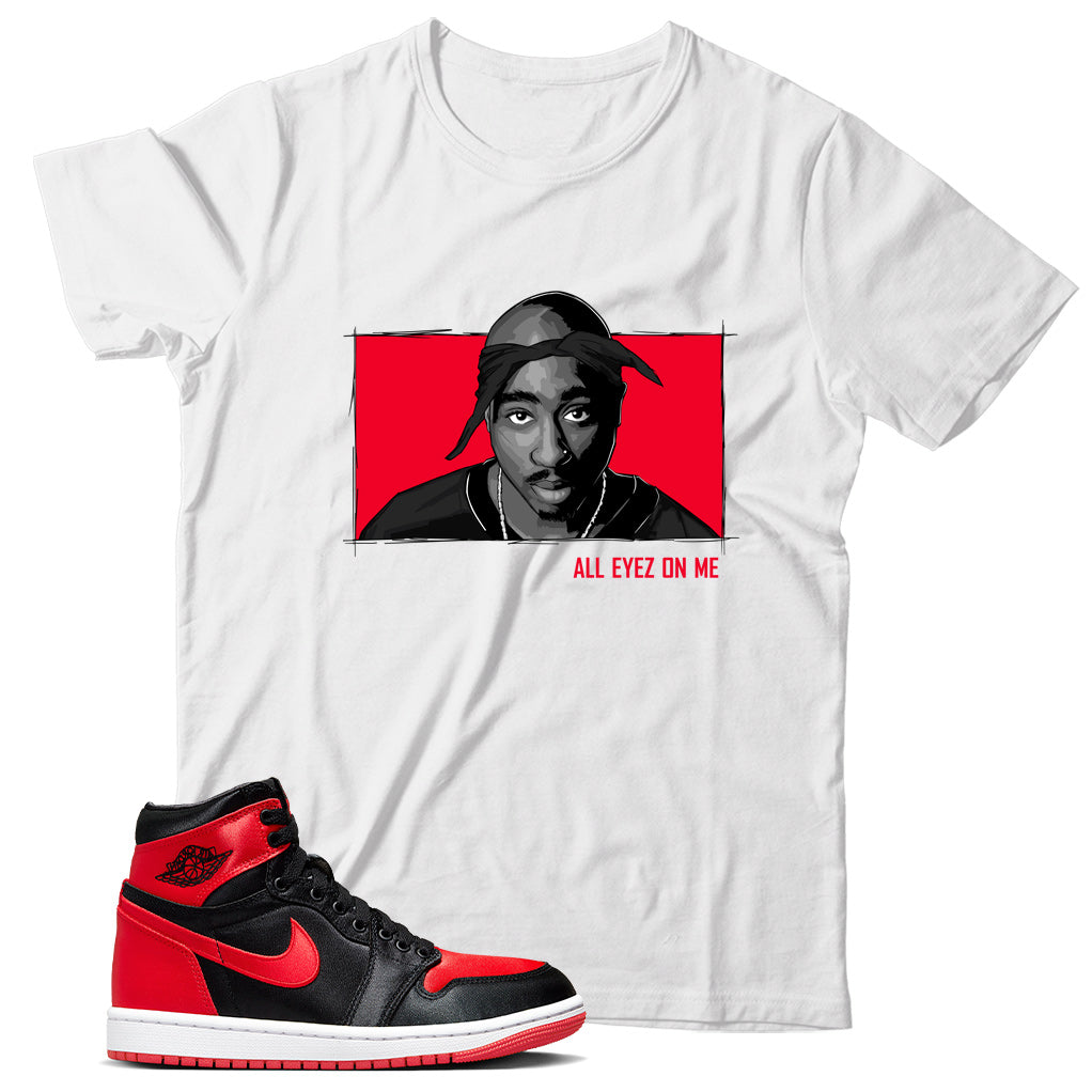 Jordan 1 Satin Bred shirt