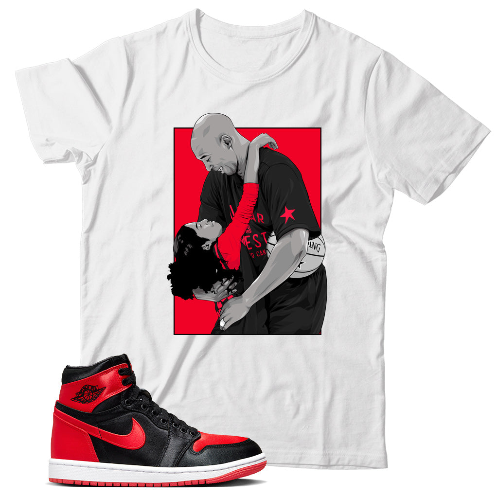 Jordan 1 Satin Bred shirt