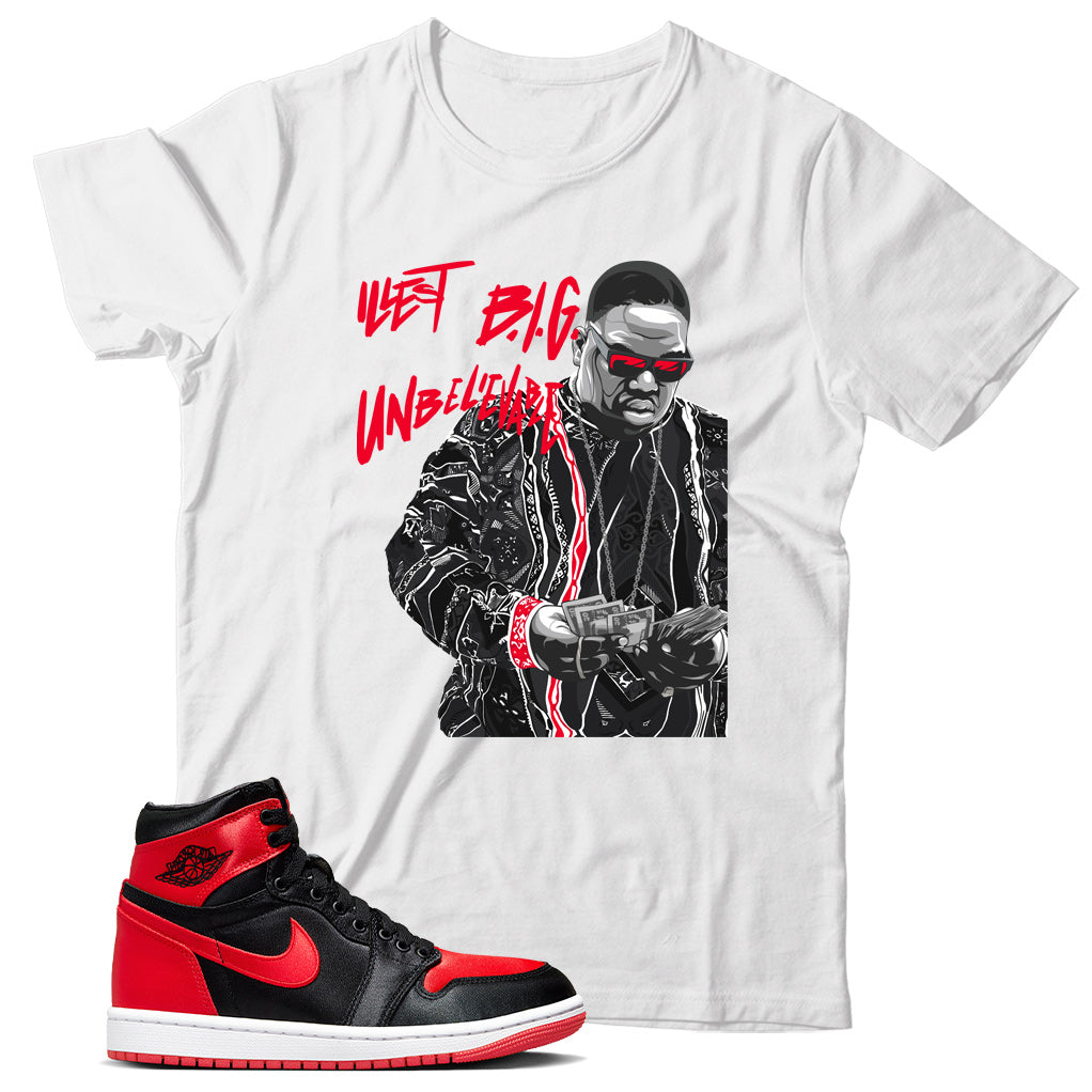 Jordan 1 Satin Bred shirt