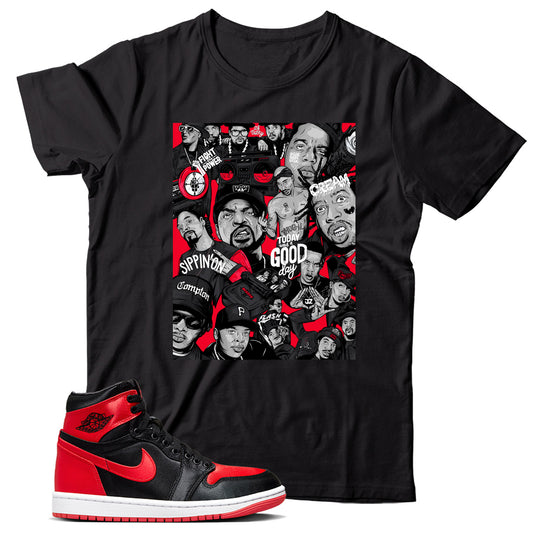 Jordan Satin 1 Bred shirt