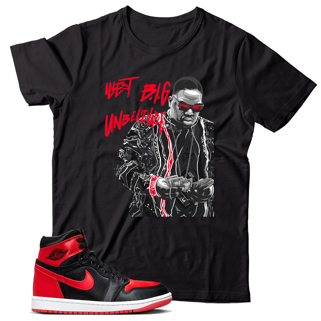 Jordan 1 Satin Bred shirt