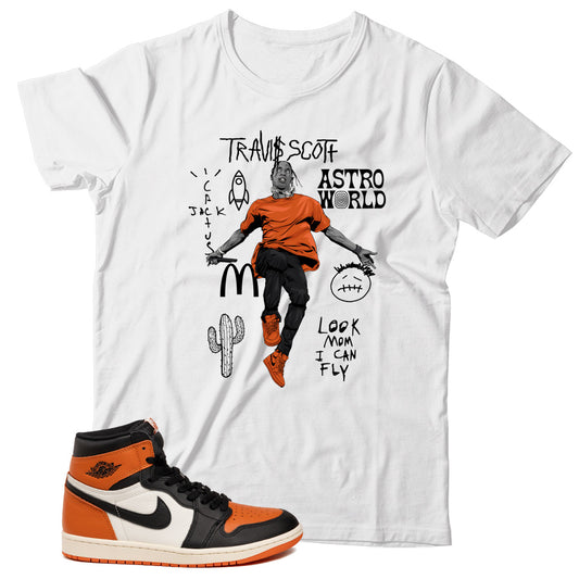 Shirt Match Jordan 1 Shattered Backboard
