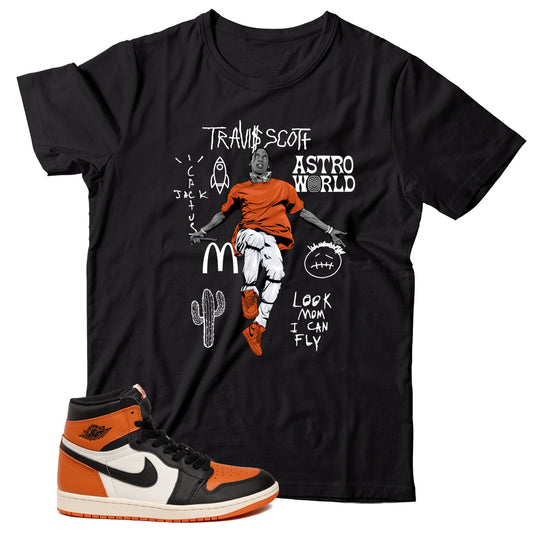 Shirt Match Jordan 1 Shattered Backboard