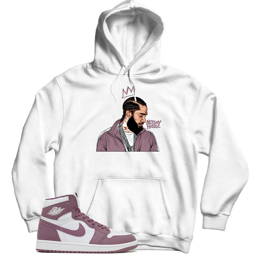 Jordan 1 Sky J Mauve hoodie