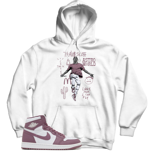 Jordan 1 Sky J Mauve hoodie