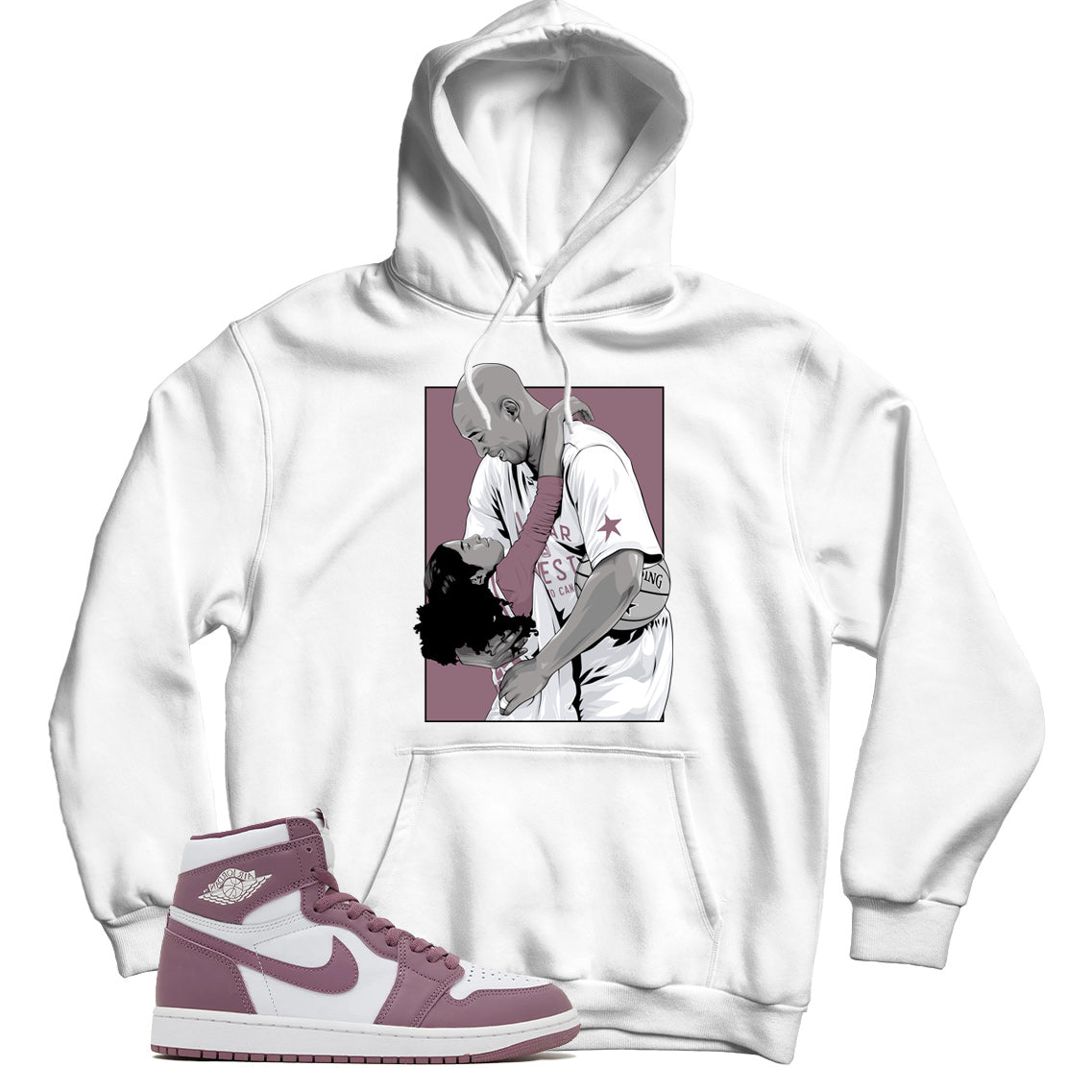 Jordan 1 Sky J Mauve outfit