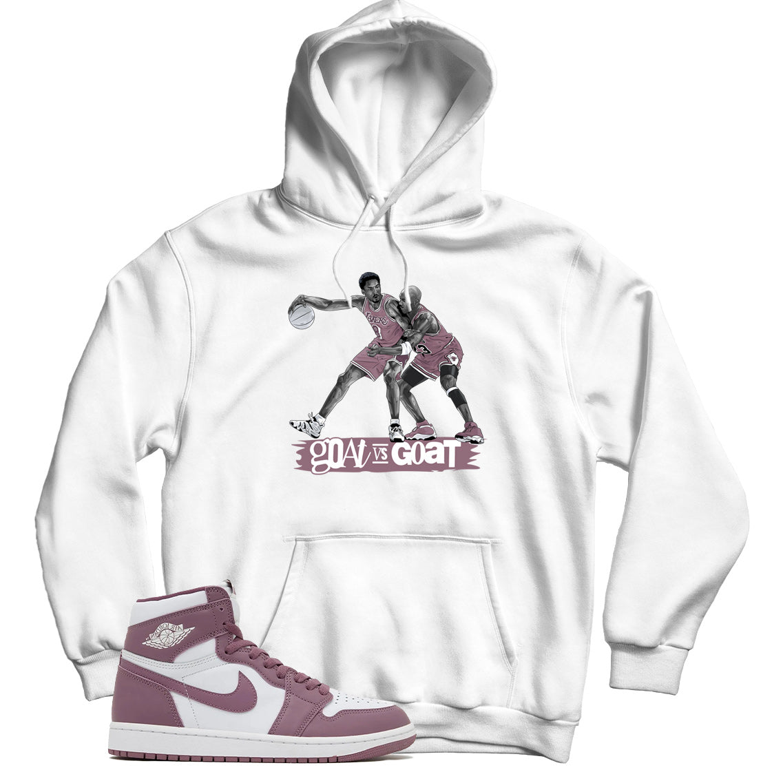 Jordan 1 Sky J Mauve hoodie