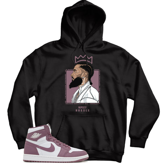 Jordan 1 Sky Mauve hoodie