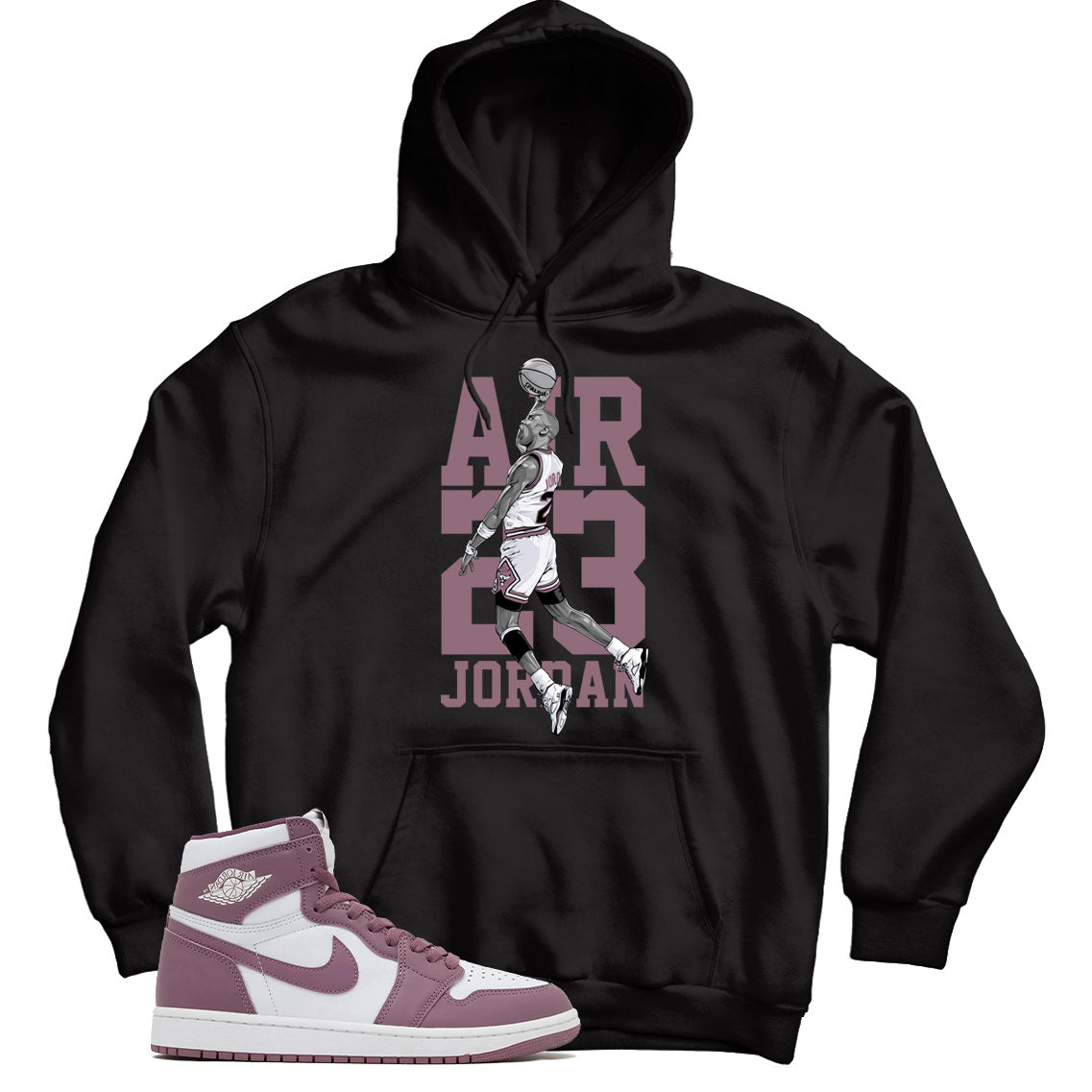 Jordan 1 Sky Mauve hoodie