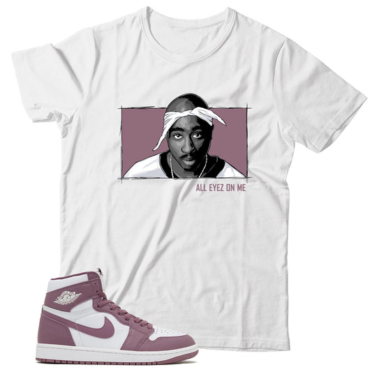 Jordan 1 Sky J Mauve shirt