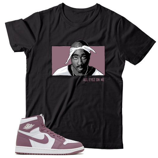 Jordan 1 Sky J Mauve shirt