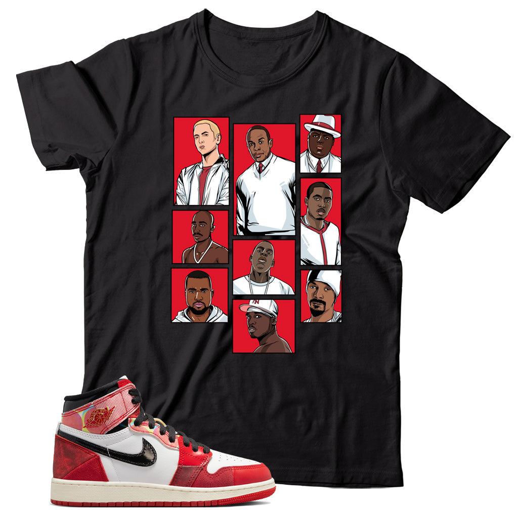 Jordan 1 Spider-Man shirt