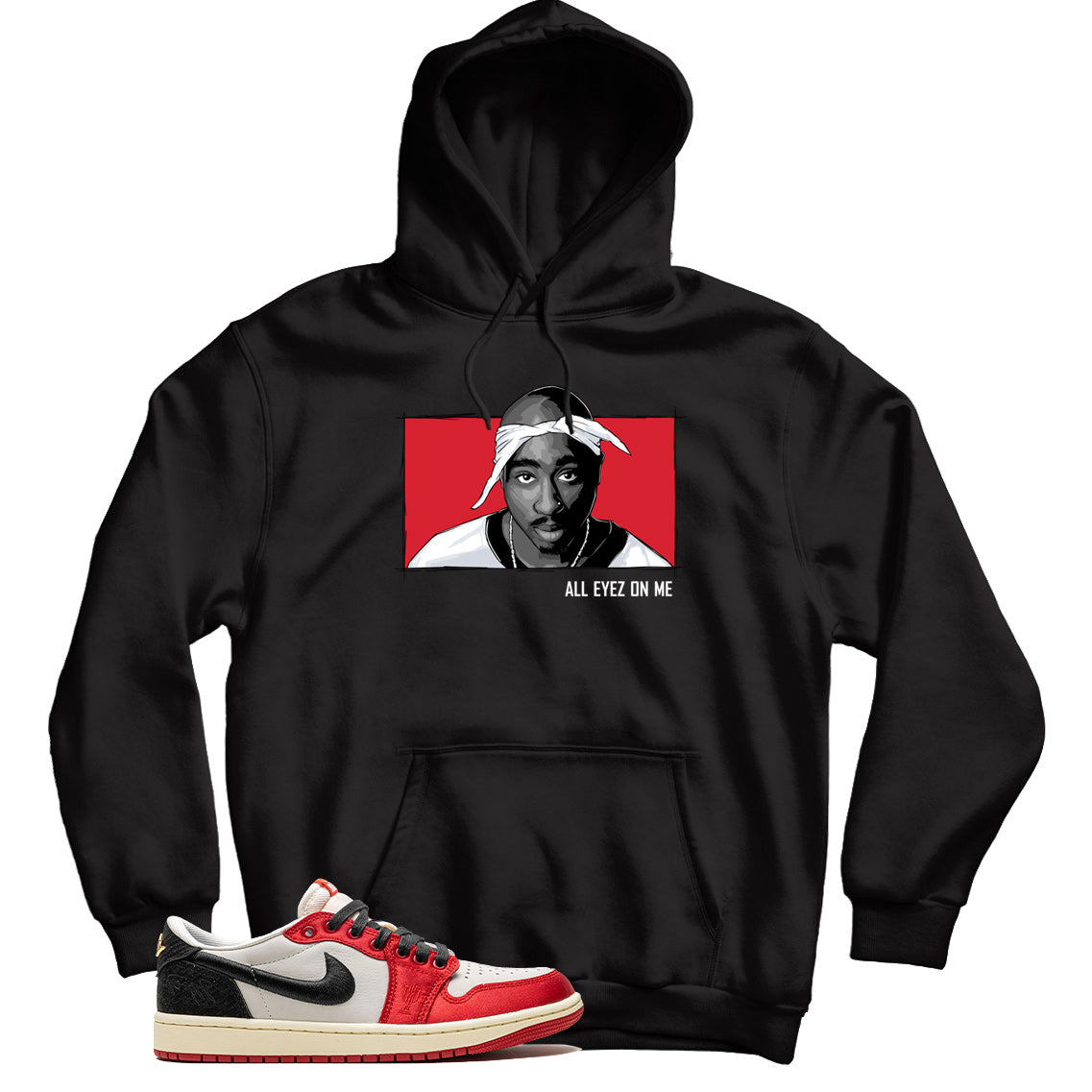 Hoodie Match Jordan 1 Low Trophy Room