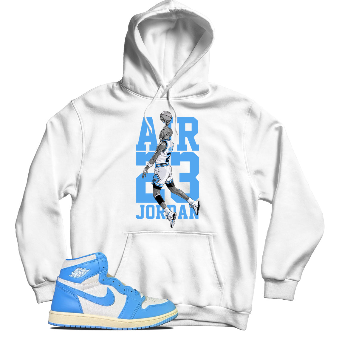 jordan 1 unc reimagined hoodie