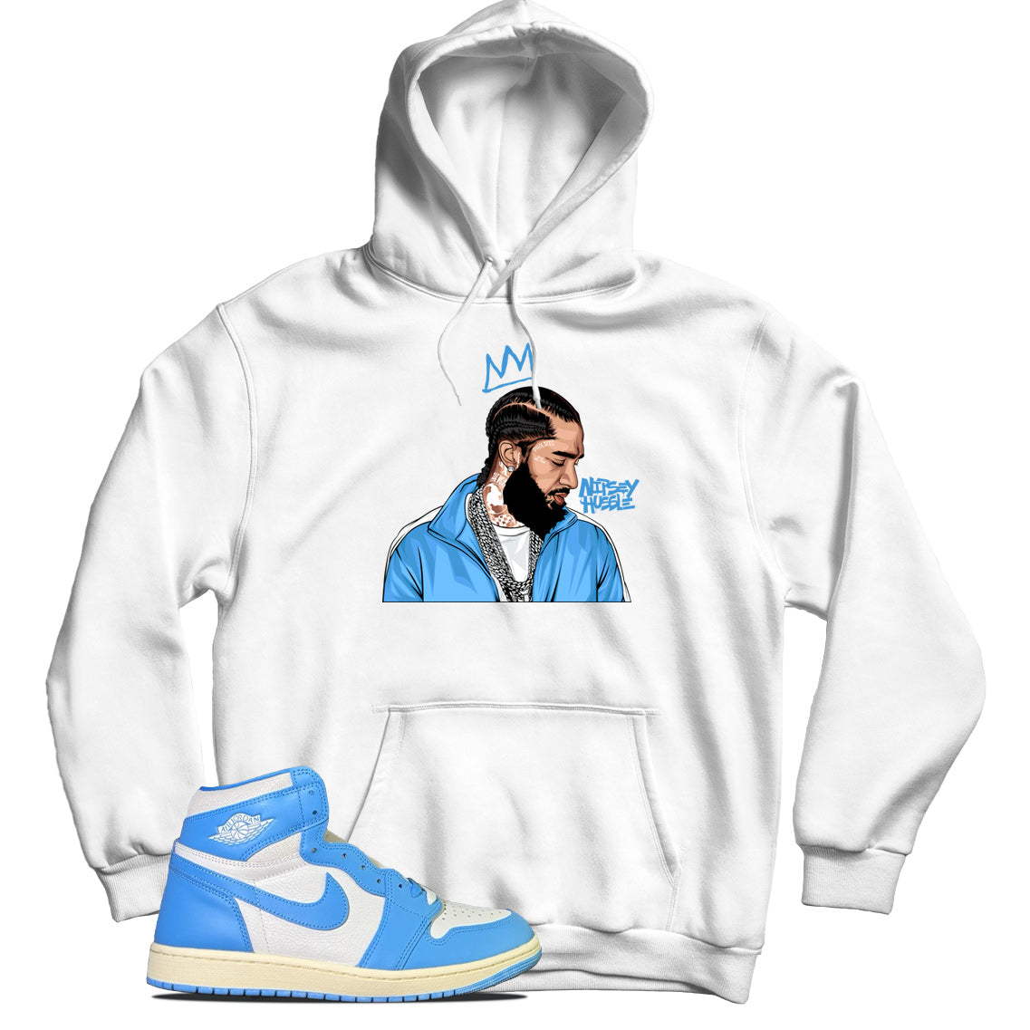 jordan 1 unc reimagined hoodie