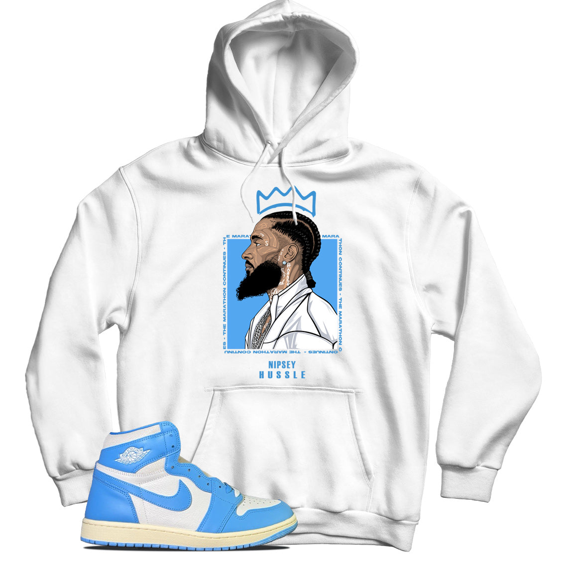 jordan 1 unc reimagined hoodie