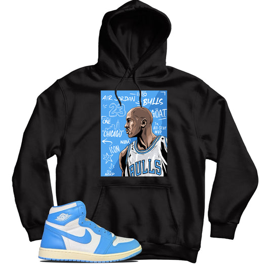 jordan 1 unc reimagined hoodie
