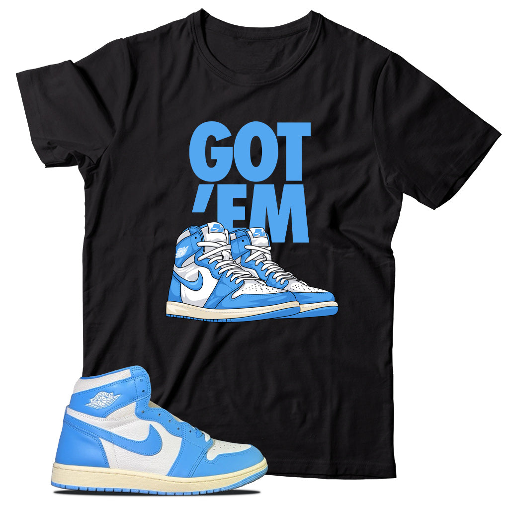 jordan 1 unc reimagined shirt