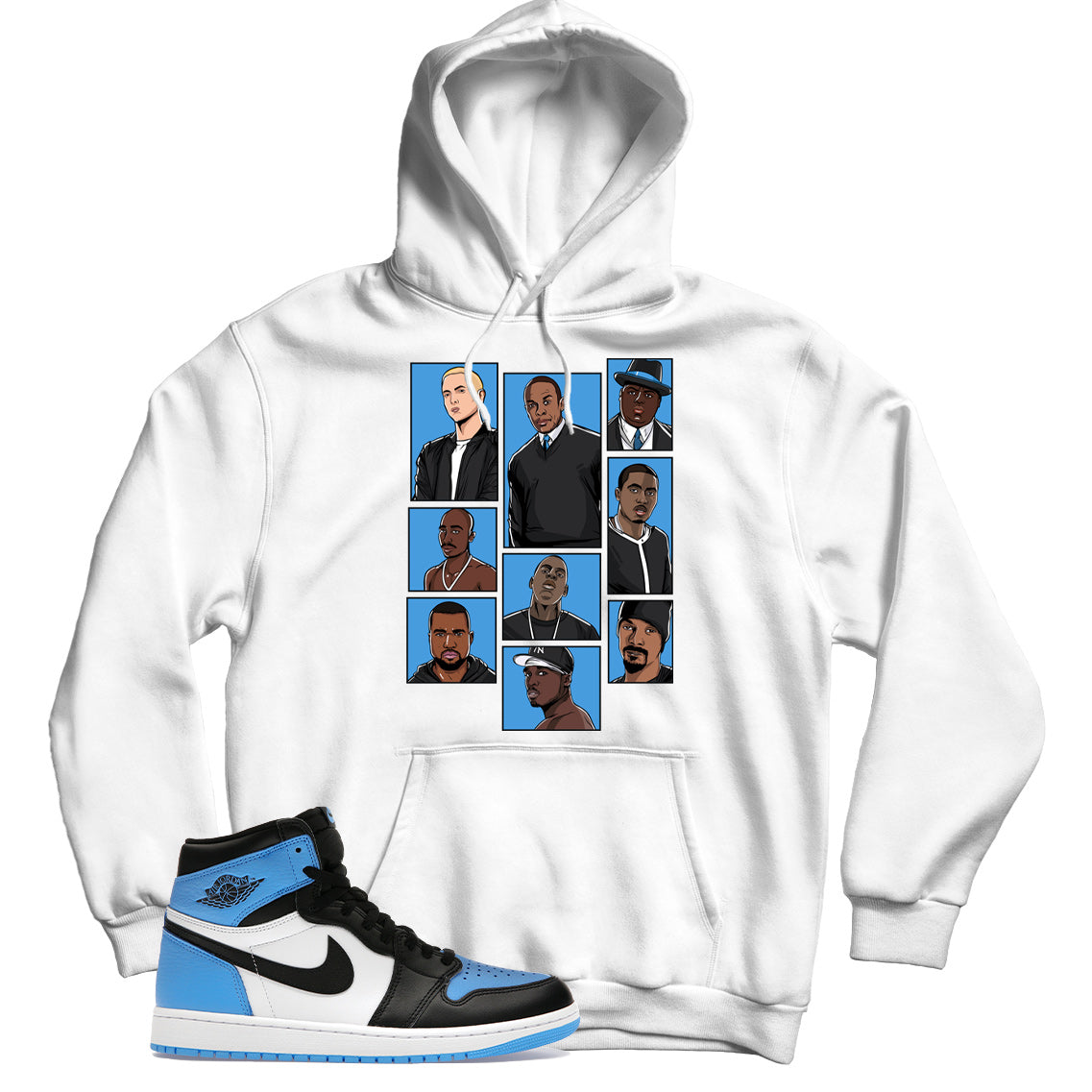 Jordan 1 UNC Toe hoodie