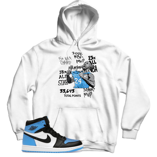 Jordan 1 Hight OG UNC Toe hoodie