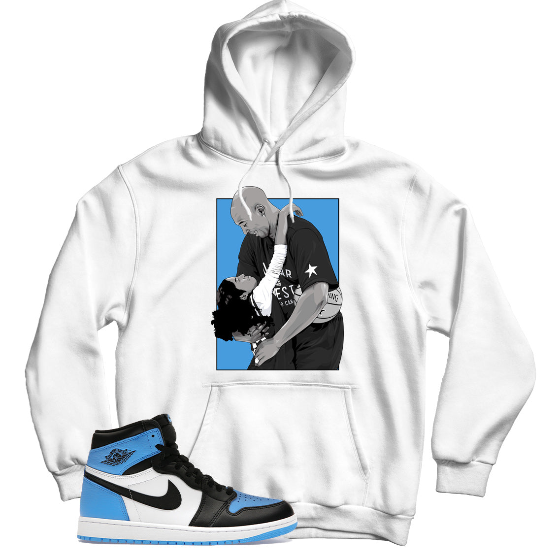 Jordan 1 UNC Toe hoodie