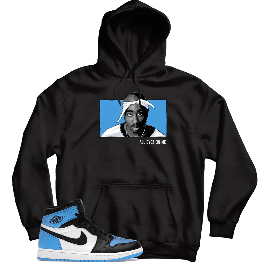 Jordan 1 UNC Toe hoodie