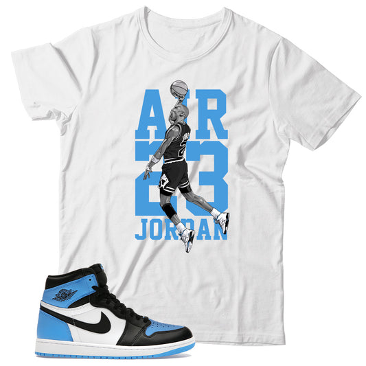 Jordan 1 High OG UNC Toe shirt