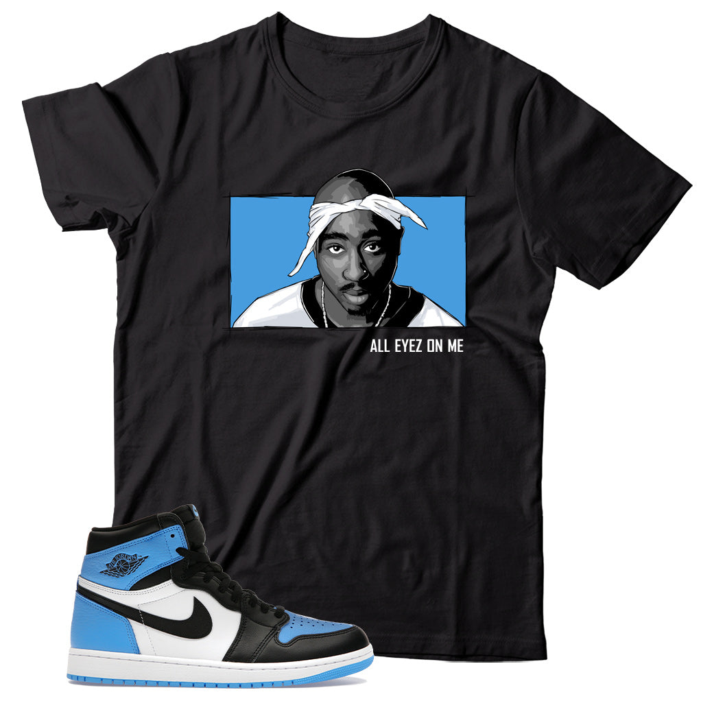 Jordan 1 High OG UNC Toe shirt