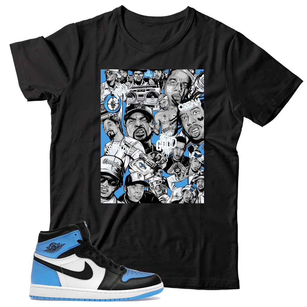 Jordan 1 UNC Toe shirt