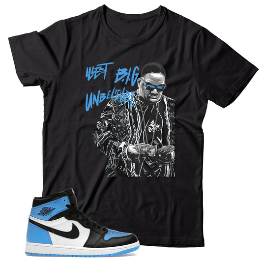 Jordan 1 High OG UNC Toe shirt