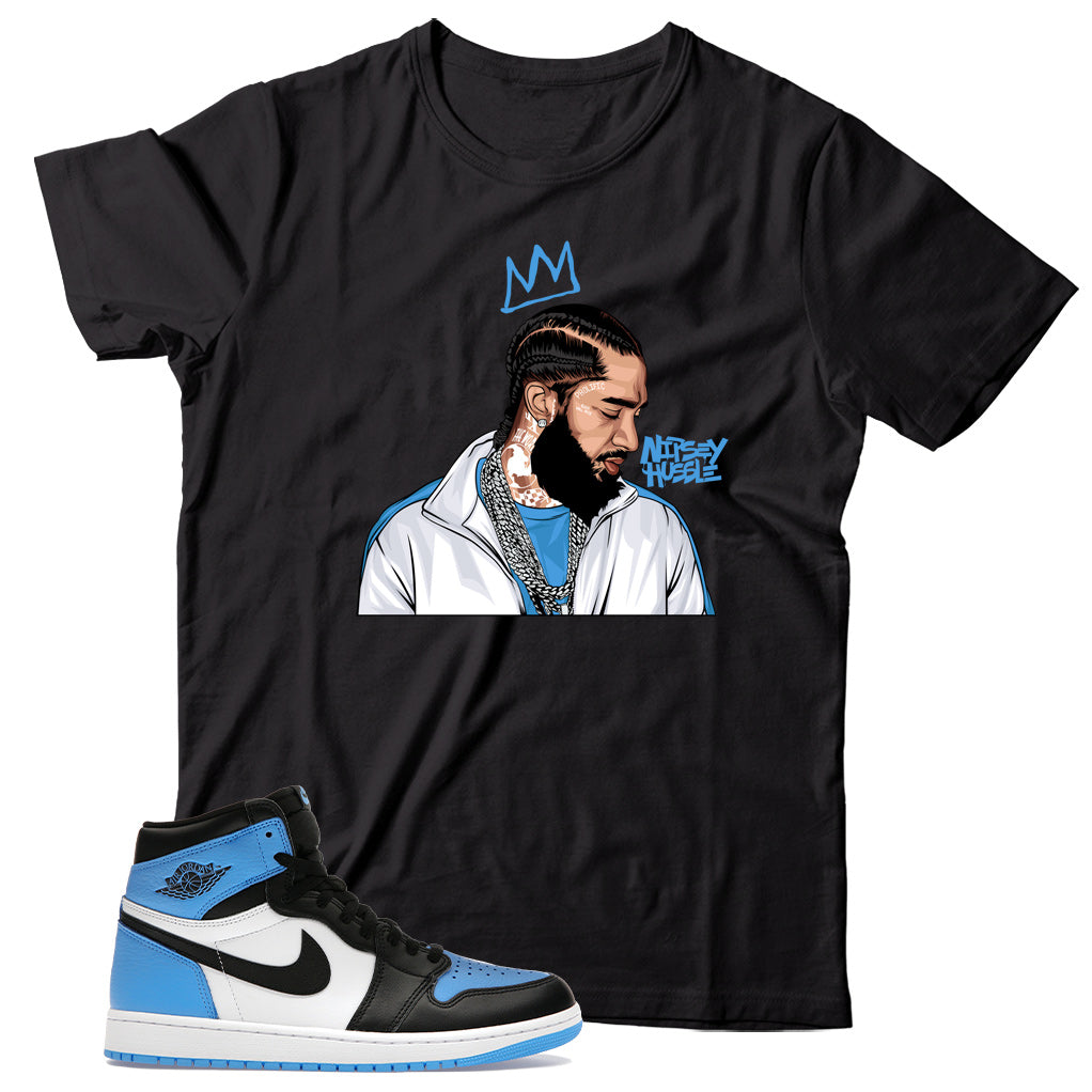 Jordan 1 UNC Toe shirt