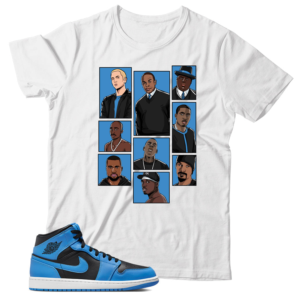 Jordan 1 University Blue shirt