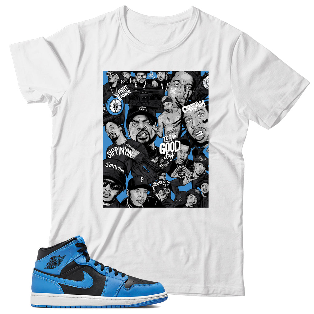 Jordan 1 University Blue shirt