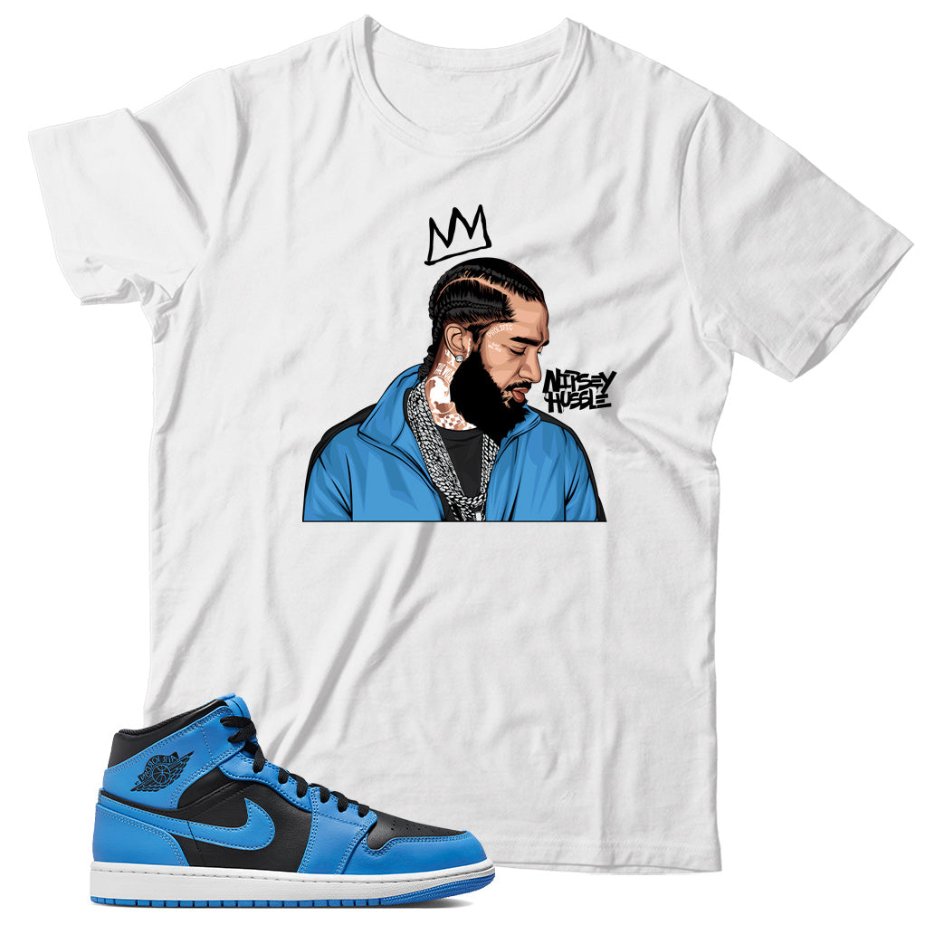 Jordan 1 University Blue shirt