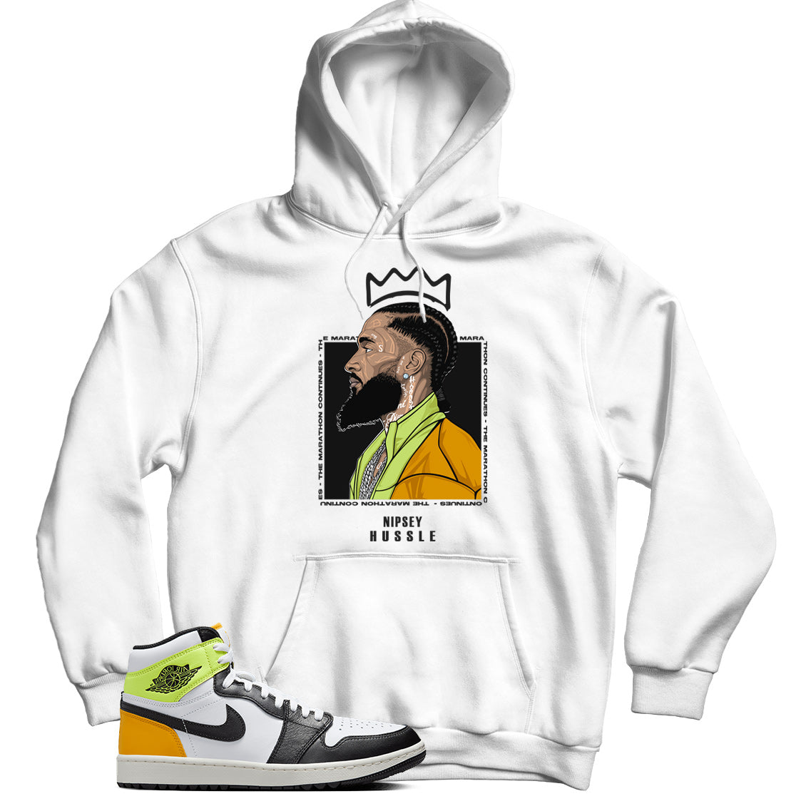 Jordan 1 Volt Gold hoodie