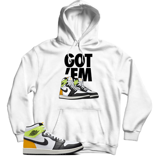 Jordan 1 Volt Gold hoodie