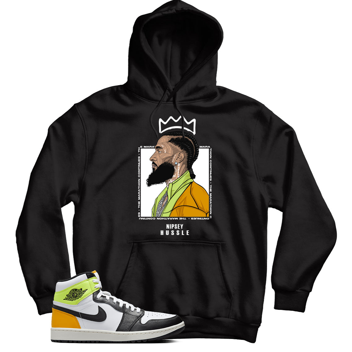 Jordan 1 Volt Gold hoodie