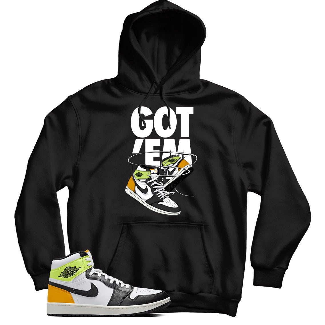 Jordan 1 Volt Gold hoodie