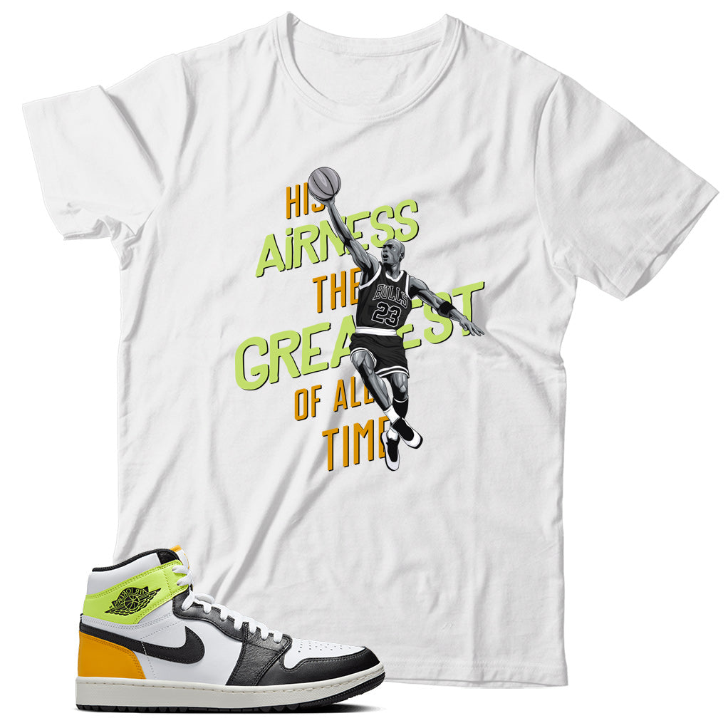 Jordan 1 Volt Gold shirt