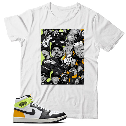 Jordan 1 Volt Gold shirt